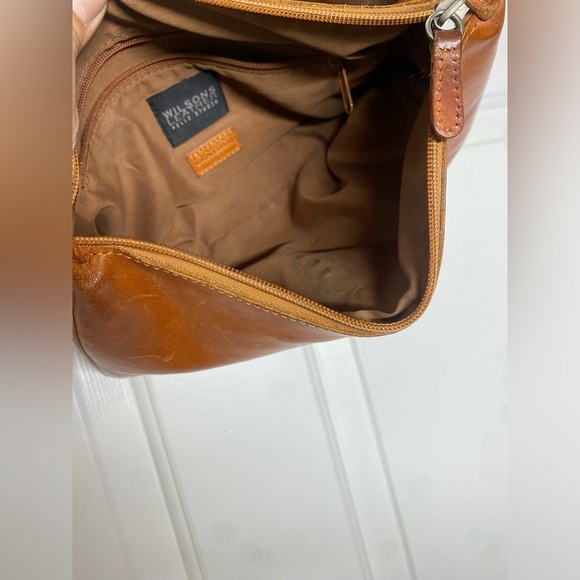 Wilson’s Leather Pelle Studio Hand Bag With buckle Vintage Leather Purse - Picture 7 of 8